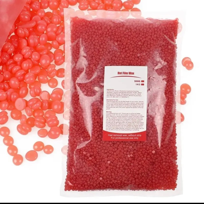 Hard Wax Beans for Hair Removal, Hard Hair Remover, No Strip Hair Remover, Hot Film Wax Bean, Full Body, Bikini, Face, Leg, Eyebrow