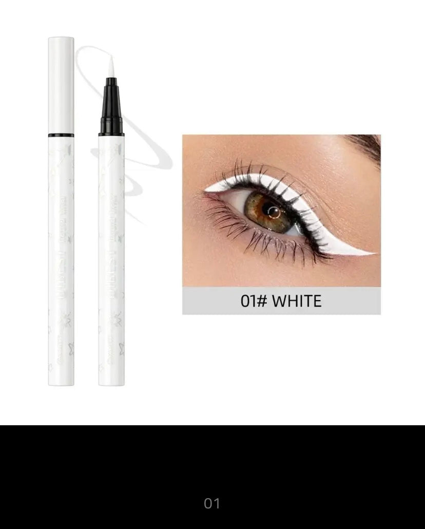 Ultra Thin Liquid Eyeliner, Waterproof Color Eyeliner Pencil, Long-Lasting Eyeliner Pen, Quick Drying, No Blooming Cosmetic Tool