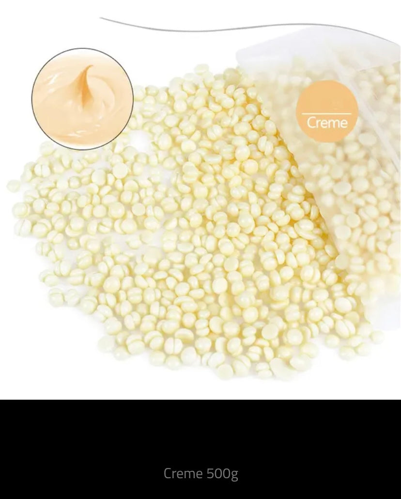 Hard Wax Beans for Hair Removal, Hard Hair Remover, No Strip Hair Remover, Hot Film Wax Bean, Full Body, Bikini, Face, Leg, Eyebrow