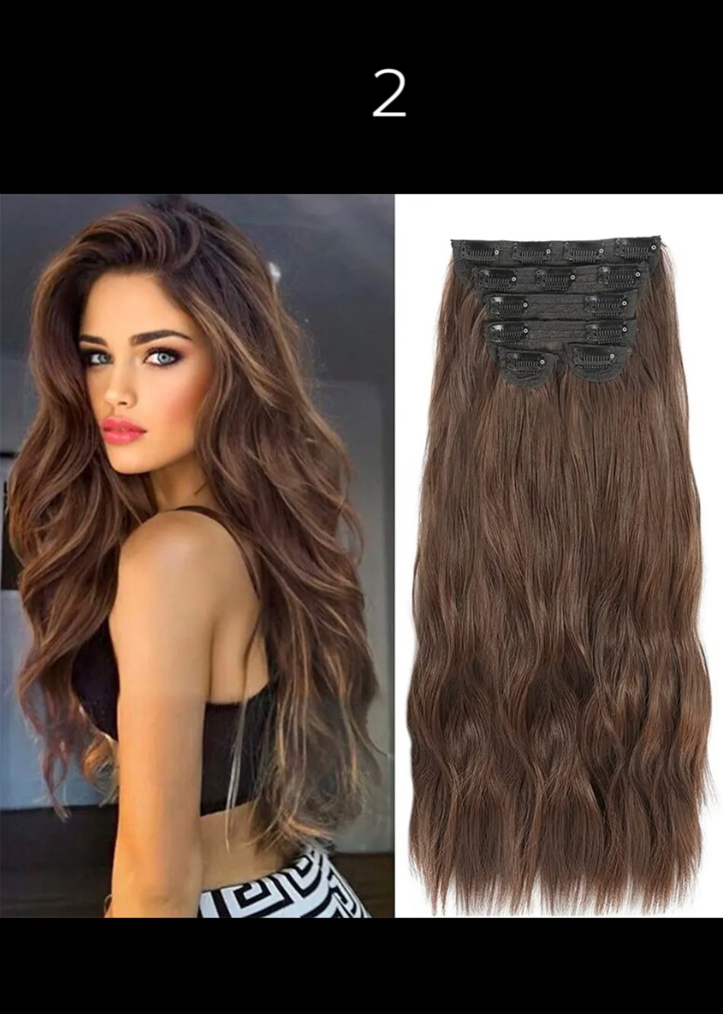 Wellenförmige Clip In Haar Extensions Lange Synthetische Clip In Haar Extensions 6 Teile/satz Stück Synthetische Ombre Blonde Braunen Dicken Haarteile