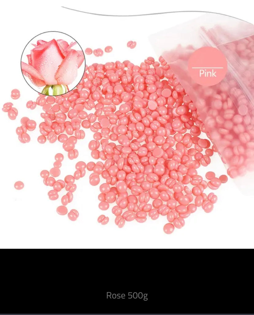 Hard Wax Beans for Hair Removal, Hard Hair Remover, No Strip Hair Remover, Hot Film Wax Bean, Full Body, Bikini, Face, Leg, Eyebrow