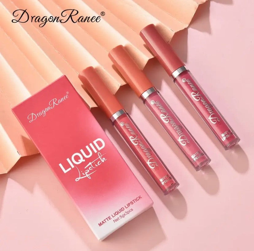 Korean Matte Lipsticks Set for Women, Waterproof, Long Lasting, Makeup, Beauty Cosmetics, Best, Free Shipping
