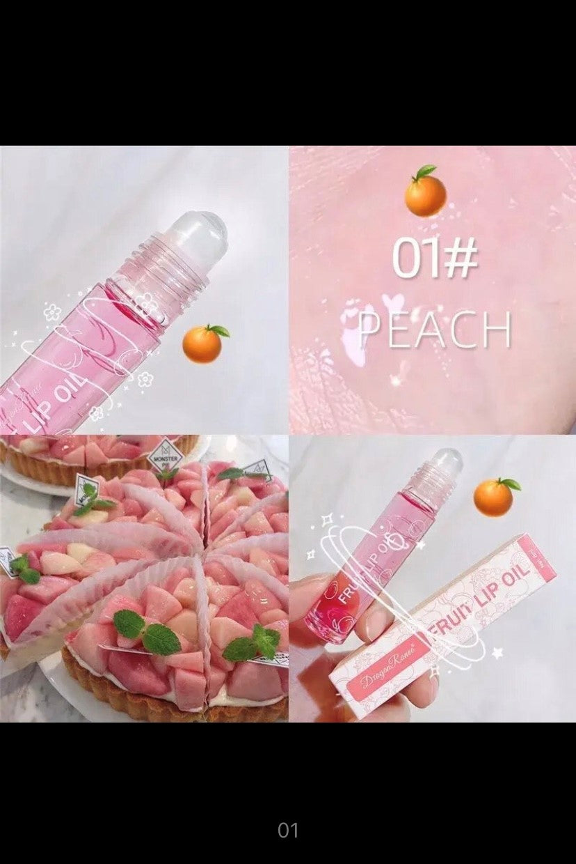 Frucht Lip gloss transparentes Lippen öl feuchtigkeit spendend reduzierende Lippen linien pflegt die Lippen wasserdichte, lang anhaltende flüssige