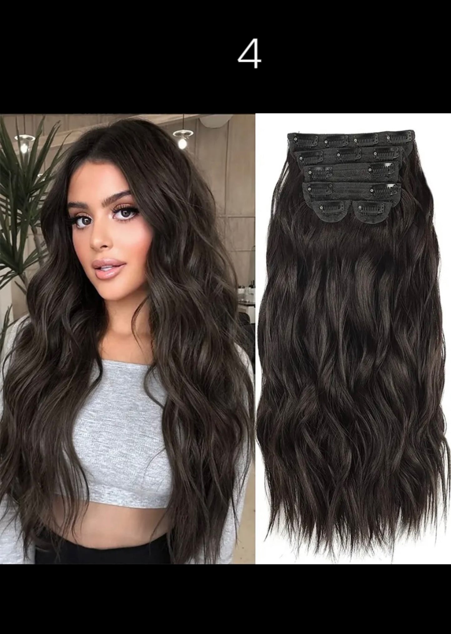 Wellenförmige Clip In Haar Extensions Lange Synthetische Clip In Haar Extensions 6 Teile/satz Stück Synthetische Ombre Blonde Braunen Dicken Haarteile