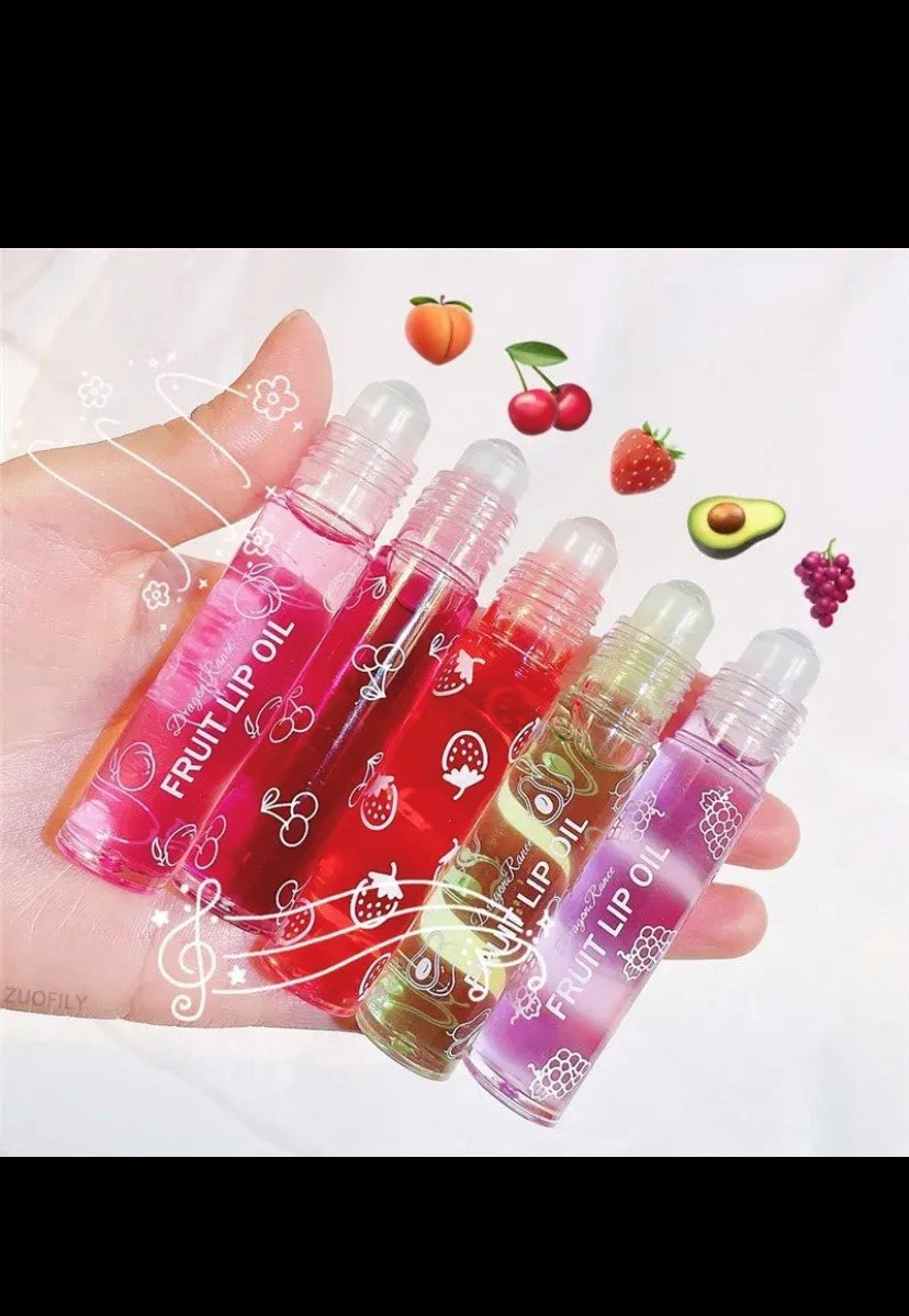 Frucht Lip gloss transparentes Lippen öl feuchtigkeit spendend reduzierende Lippen linien pflegt die Lippen wasserdichte, lang anhaltende flüssige