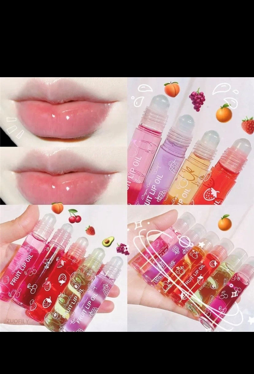 Frucht Lip gloss transparentes Lippen öl feuchtigkeit spendend reduzierende Lippen linien pflegt die Lippen wasserdichte, lang anhaltende flüssige