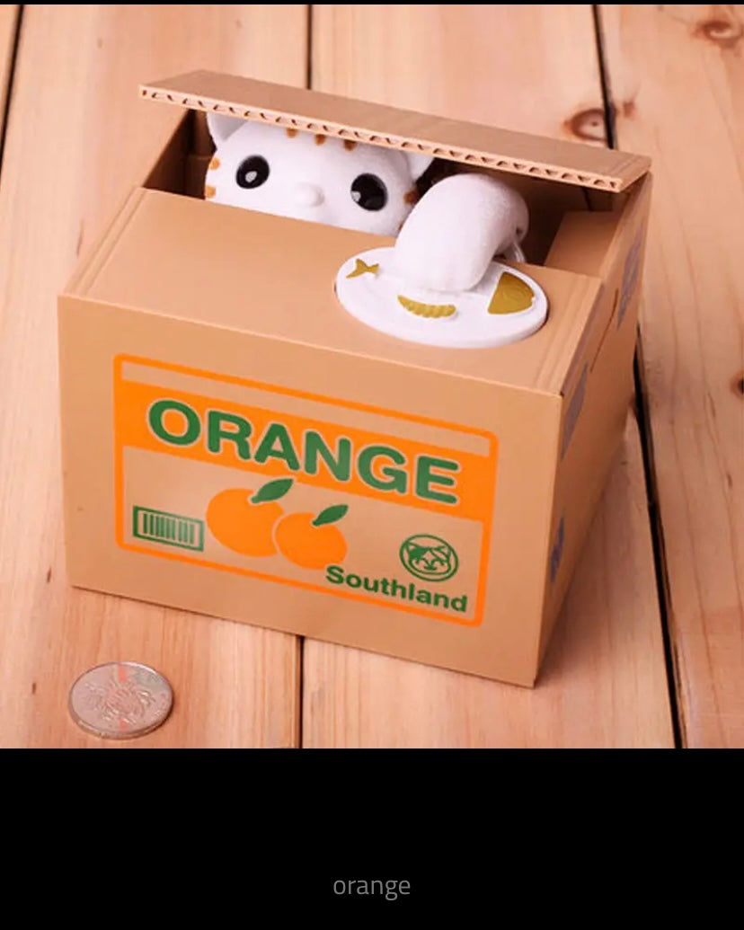 Panda Money Box Ocelot Strawberry Grape Automated Banks Cat Coin Box Hot Sale Creative Money Saving Box for Kids Cute Toy Gift