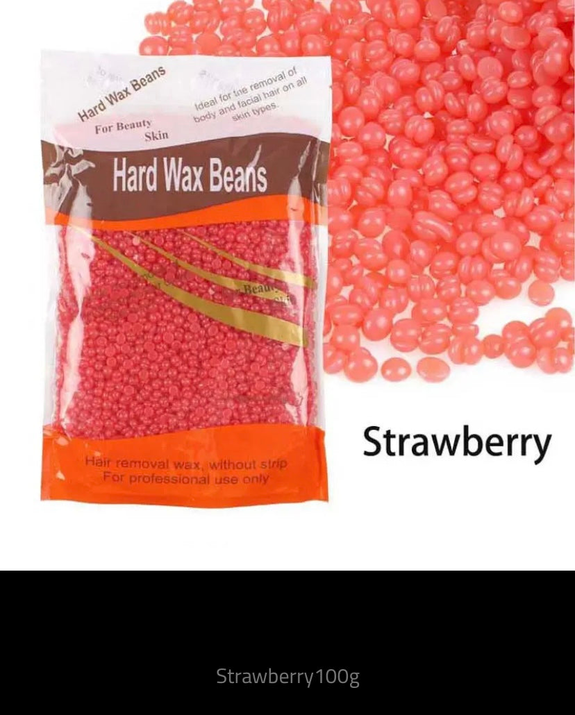 Hard Wax Beans for Hair Removal, Hard Hair Remover, No Strip Hair Remover, Hot Film Wax Bean, Full Body, Bikini, Face, Leg, Eyebrow