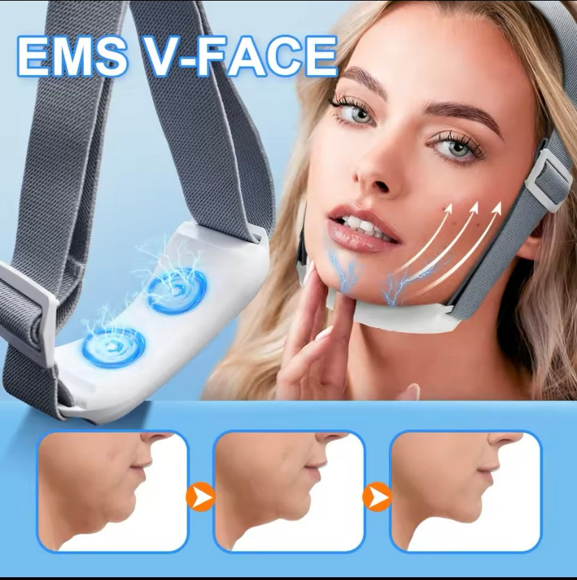 EMS Facelifting-Massagegerät, Anti-Falten-Lifting, V-Linie, Facelifting-Gerät, Mikrostrom-Entferner, Doppelkinn-Hautpflege