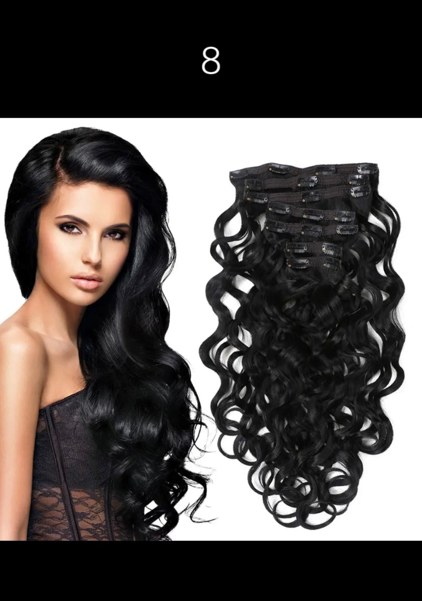 Wellenförmige Clip In Haar Extensions Lange Synthetische Clip In Haar Extensions 6 Teile/satz Stück Synthetische Ombre Blonde Braunen Dicken Haarteile