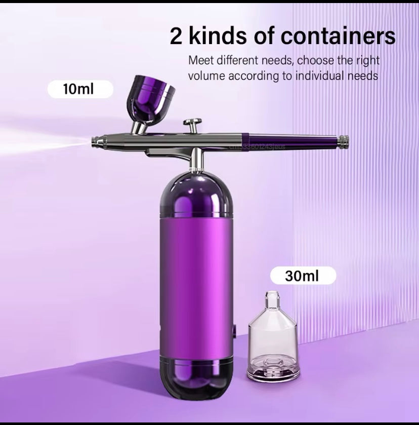 Nail Airbrush with Compressor, Portable Airbrush for Nails, Art Paint, Cake Crafts, Spray Kit