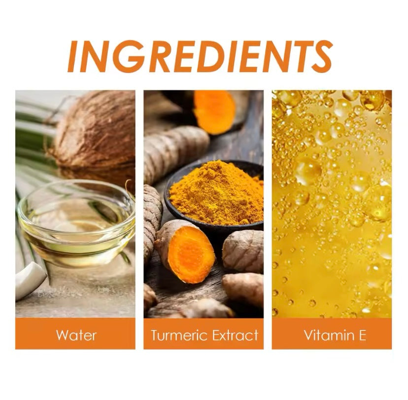 Turmeric Soap Deep Pore Cleansing Moisturizing Hydrating Facial Skin Oil Control Refreshing