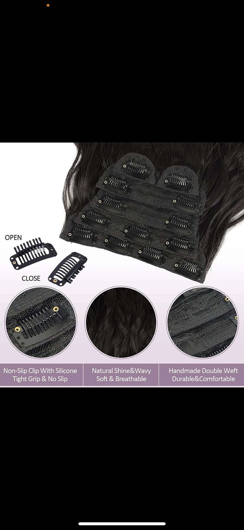Wellenförmige Clip In Haar Extensions Lange Synthetische Clip In Haar Extensions 6 Teile/satz Stück Synthetische Ombre Blonde Braunen Dicken Haarteile