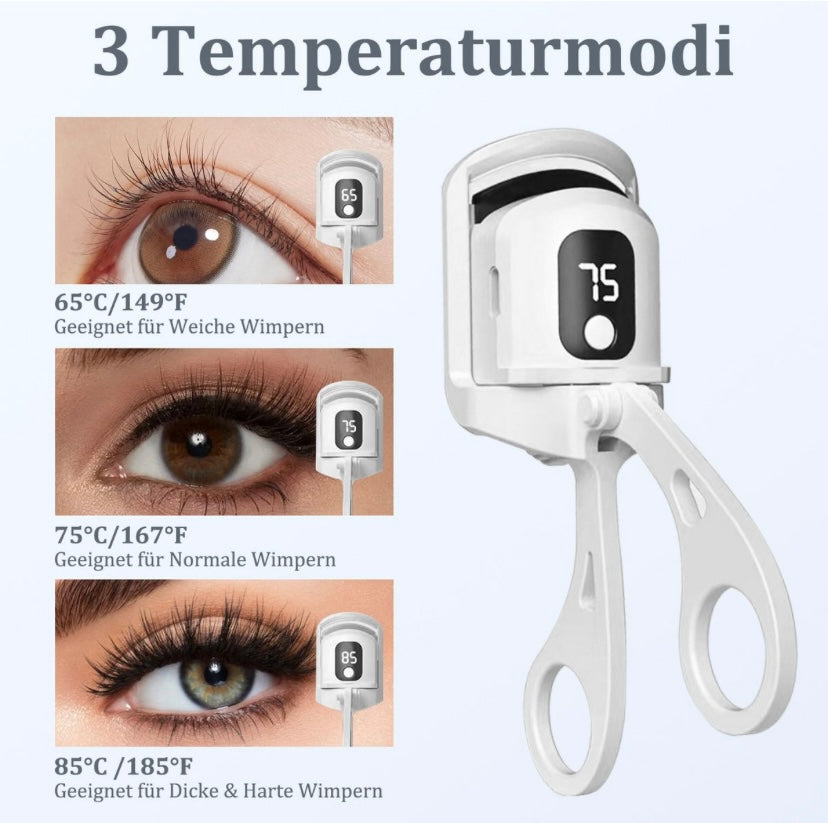 Wimpernzange Elektrische Wimpernzange Beheizbar 3 Temperaturmodi Wiederaufladbarer