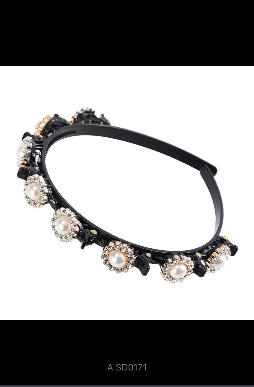 Unisex Alice Perlen Elegante Haarbänder Männer Frauen Sport Stirnband Doppel Pony Frisur Machen Up Haarnadeln Mode Haar Zubehör