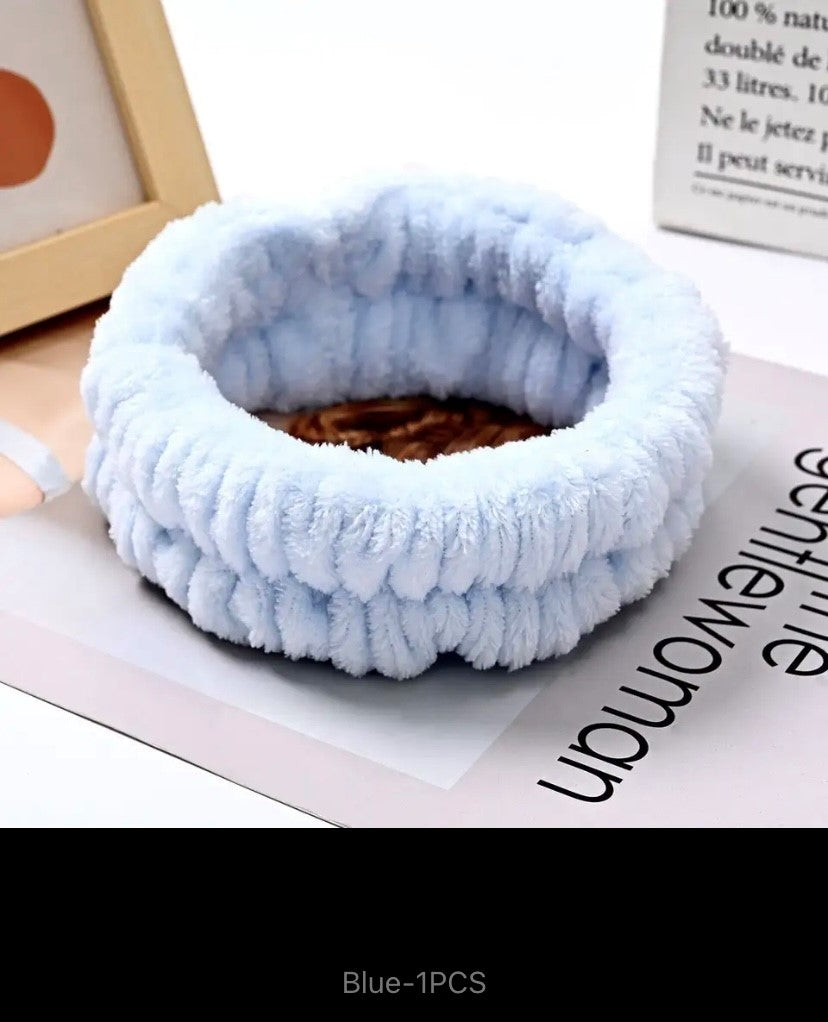 Face Wash Wristband Set for Women, Absorbent Waterproof Headband, Makeup Hair Bands