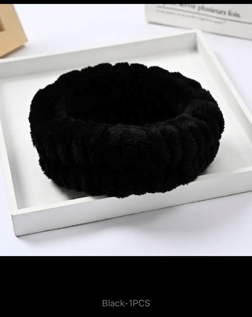 Face Wash Wristband Set for Women, Absorbent Waterproof Headband, Makeup Hair Bands