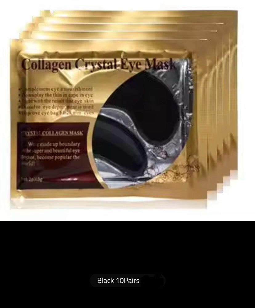 Kollagen-Goldkristall-Augenmasken-Patches, straffend, feuchtigkeitsspendend, nährend, Augenpflegeprodukte, Hautpflege, 10 Paar, 20
