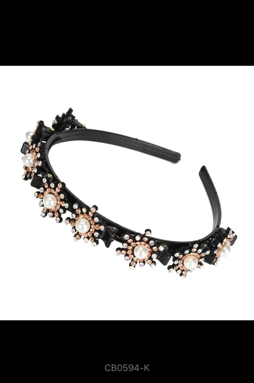 Unisex Alice Perlen Elegante Haarbänder Männer Frauen Sport Stirnband Doppel Pony Frisur Machen Up Haarnadeln Mode Haar Zubehör