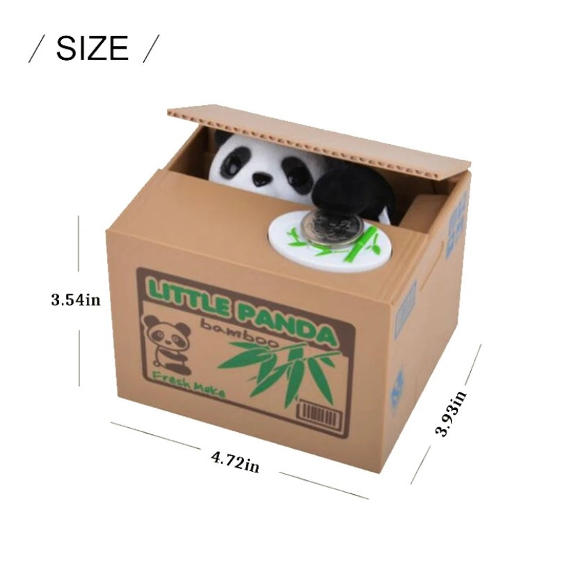 Panda Money Box Ocelot Strawberry Grape Automated Banks Cat Coin Box Hot Sale Creative Money Saving Box for Kids Cute Toy Gift