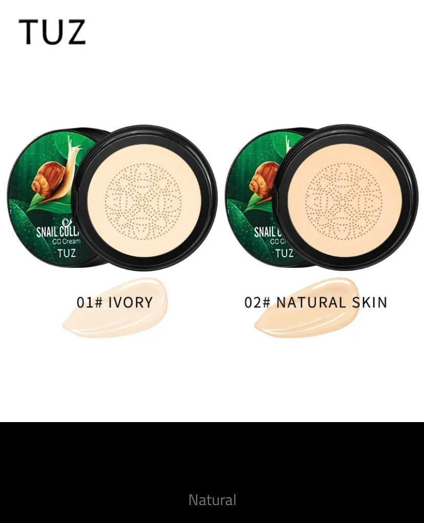 Snail Collagen BB Cream, Mushroom Head, Air Cushion Foundation, CC CreamLiquid Concealer, Brightening, Oil Control, Makeup Cosmetics