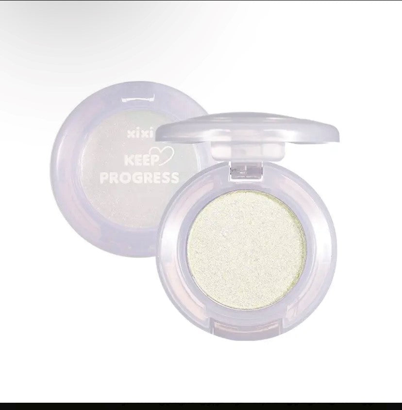 Potato Texture Glitter Eyeshadow Palette, Diamond Pearlescent, Monochrome Highlighter Powder, Illuminate Shiny Eyes Cosmetic Makeup