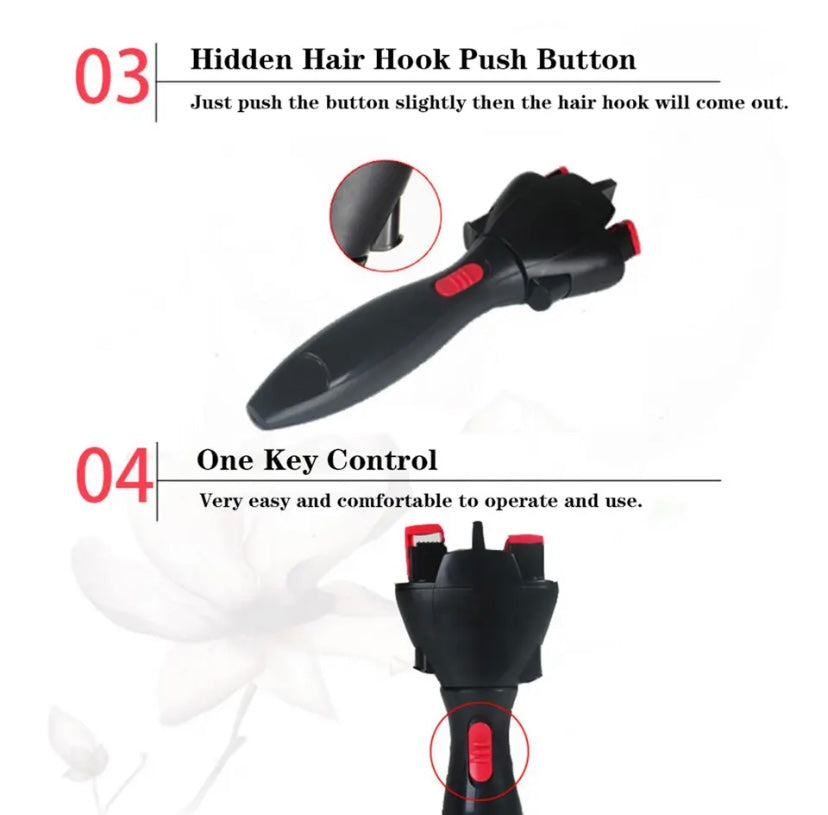 High Quality Automatic Hair Braider Fast Styling Smart Electric Hair Braiding Machine Hair Braider Tool