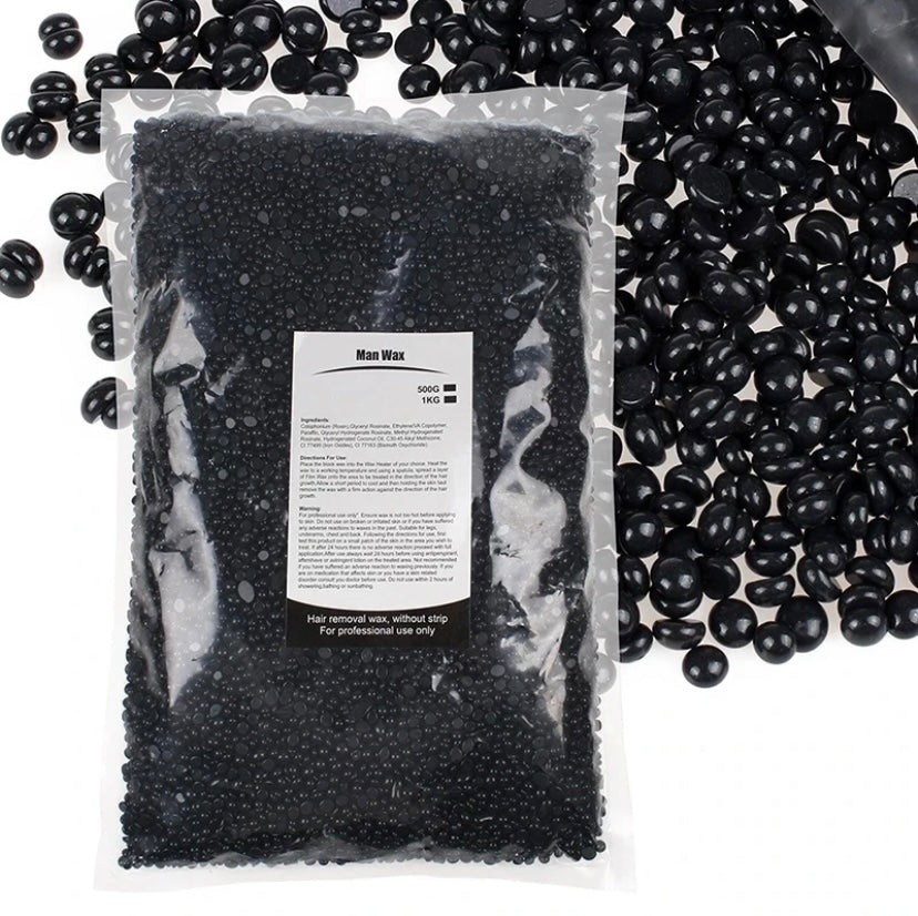 Hard Wax Beans for Hair Removal, Hard Hair Remover, No Strip Hair Remover, Hot Film Wax Bean, Full Body, Bikini, Face, Leg, Eyebrow