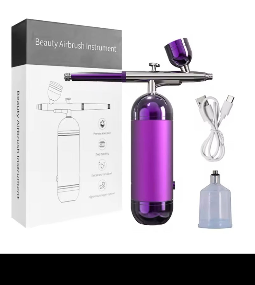 Nail Airbrush with Compressor, Portable Airbrush for Nails, Art Paint, Cake Crafts, Spray Kit