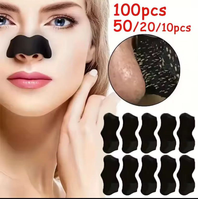 10-100PCS Nase Mitesser Entferner Maske Schrumpfen Aufkleber Schwarze Punkte Streifen Nase Tiefen Reinigung Reiniger Hautpflege