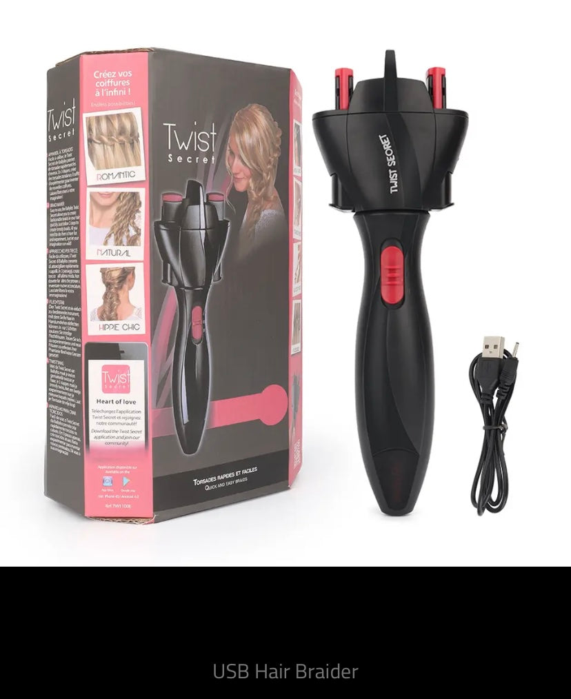 High Quality Automatic Hair Braider Fast Styling Smart Electric Hair Braiding Machine Hair Braider Tool