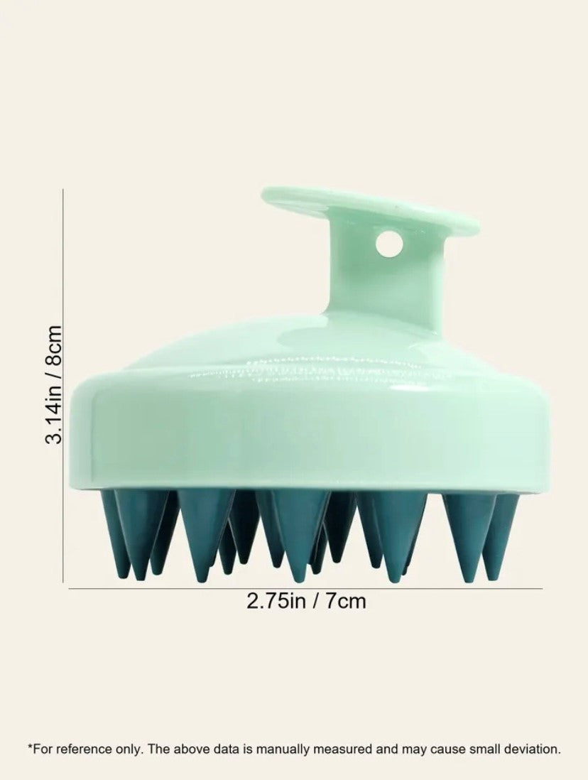 Silicone Shampoo Scalp Massage Brush, Hair Massager, Head Body Scalp Comb, Magic Handle, Spa Brush