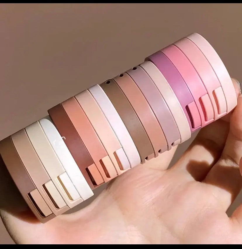 3-in-1-Make-up-Palette matt perlmutt farben Lidschatten erröten Text marker Konturierung drei schicht ige All-in-One-Palette aufhellende Haut