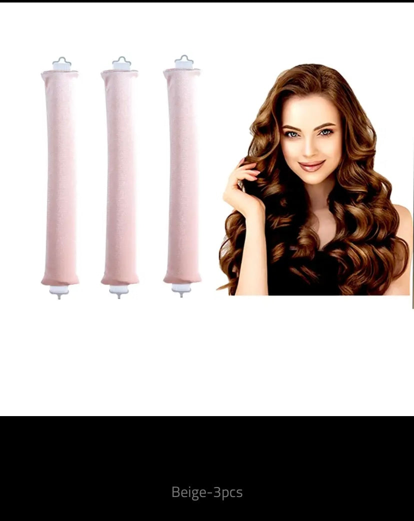 Heatless Curling Rod Headband, Lazy Hair Curlers, No Heat, Rollers Curls, Sleeping Soft Flexible Rods with Hook, Hair Styling Tools