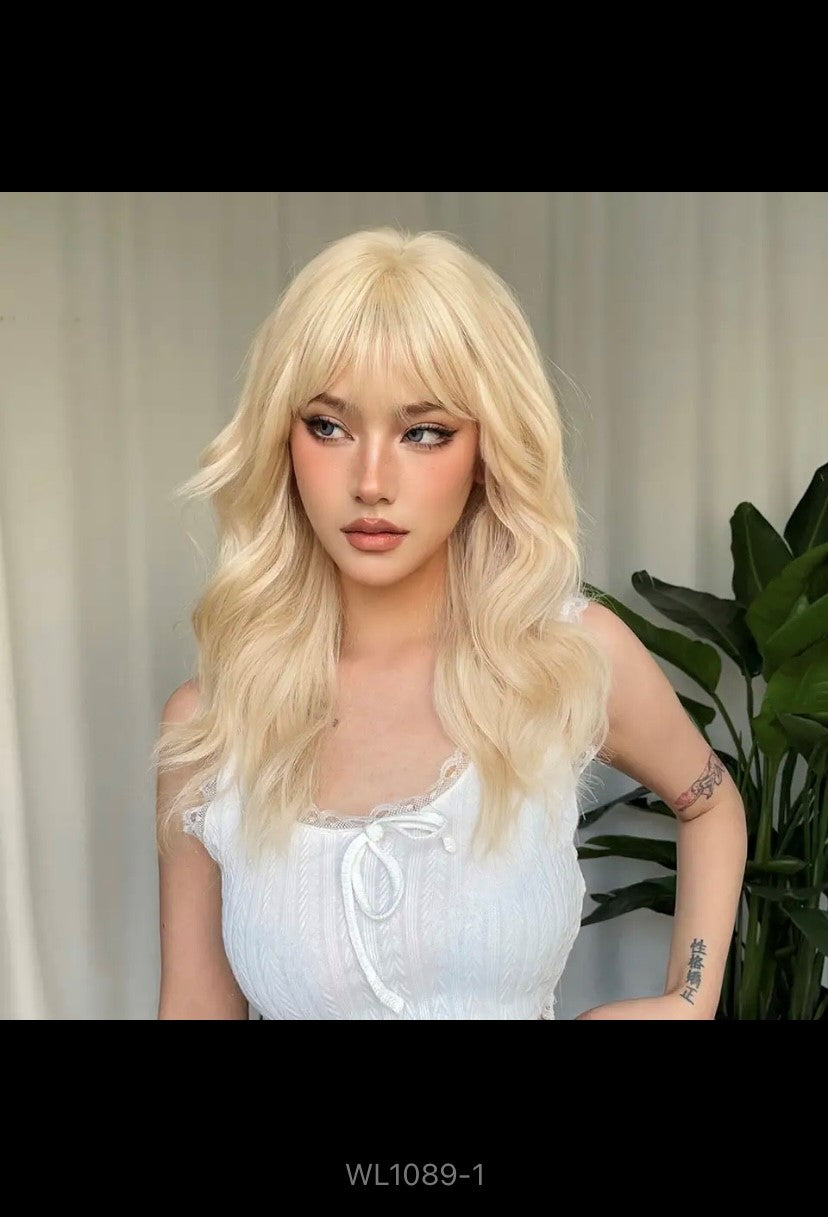 Braune blonde Ombre Natur haar Perücken für Frauen lange gewellt mit dunklen Wurzeln synthetische Perücke für Frauen hitze beständige Coaplay Perücken