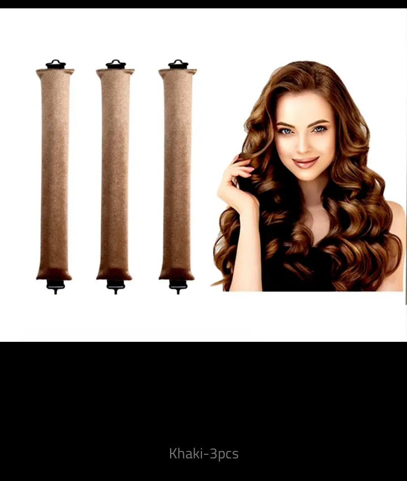 Heatless Curling Rod Headband, Lazy Hair Curlers, No Heat, Rollers Curls, Sleeping Soft Flexible Rods with Hook, Hair Styling Tools