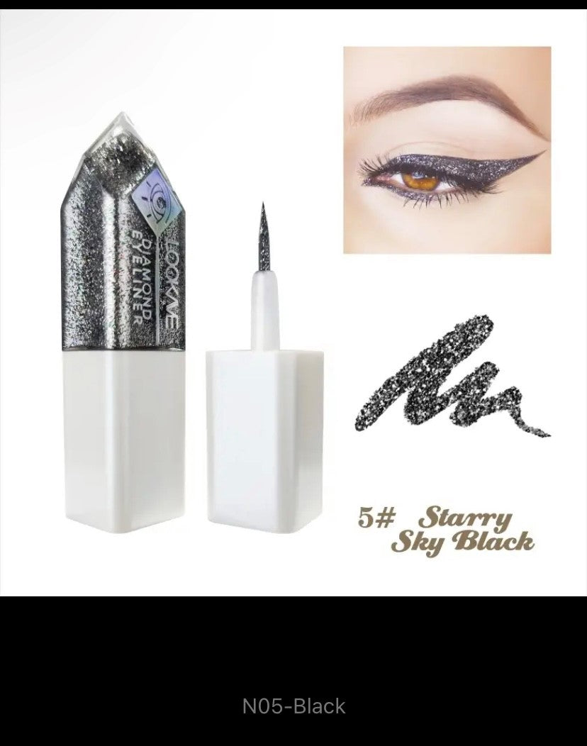 Potato Texture Glitter Eyeshadow Palette, Diamond Pearlescent, Monochrome Highlighter Powder, Illuminate Shiny Eyes Cosmetic Makeup