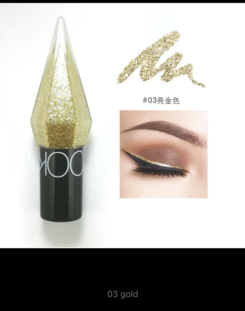 Potato Texture Glitter Eyeshadow Palette, Diamond Pearlescent, Monochrome Highlighter Powder, Illuminate Shiny Eyes Cosmetic Makeup