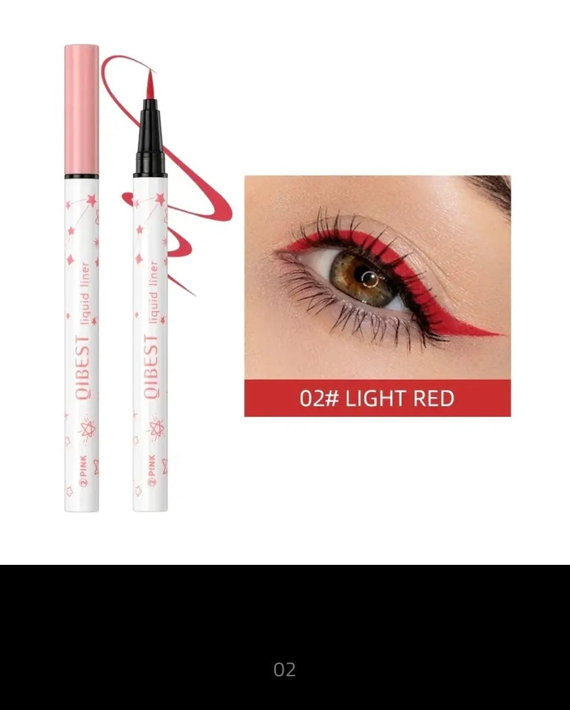 Ultra Thin Liquid Eyeliner, Waterproof Color Eyeliner Pencil, Long-Lasting Eyeliner Pen, Quick Drying, No Blooming Cosmetic Tool