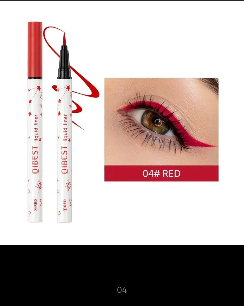 Ultra Thin Liquid Eyeliner, Waterproof Color Eyeliner Pencil, Long-Lasting Eyeliner Pen, Quick Drying, No Blooming Cosmetic Tool