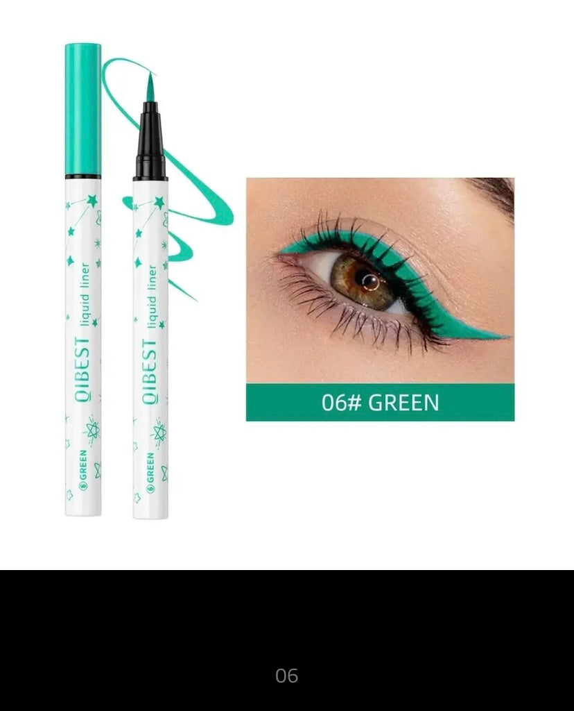 Ultra Thin Liquid Eyeliner, Waterproof Color Eyeliner Pencil, Long-Lasting Eyeliner Pen, Quick Drying, No Blooming Cosmetic Tool