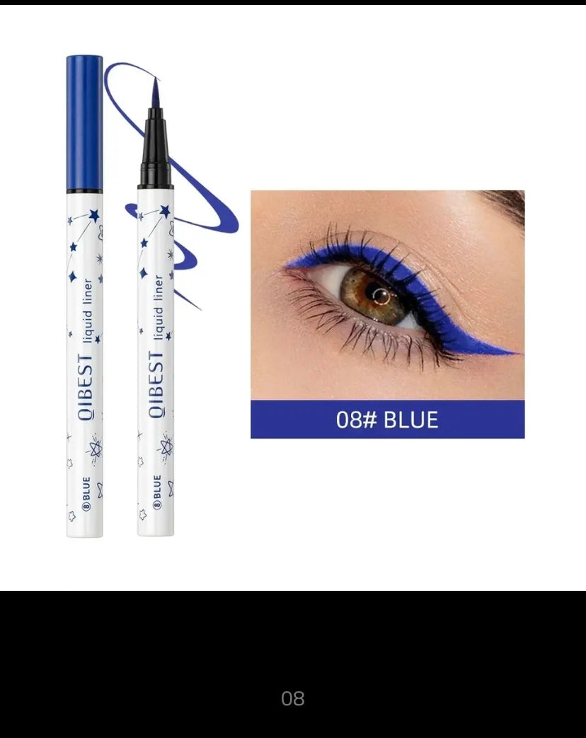Ultra Thin Liquid Eyeliner, Waterproof Color Eyeliner Pencil, Long-Lasting Eyeliner Pen, Quick Drying, No Blooming Cosmetic Tool