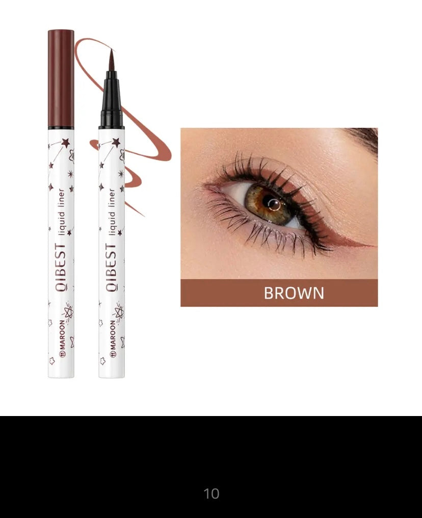 Ultra Thin Liquid Eyeliner, Waterproof Color Eyeliner Pencil, Long-Lasting Eyeliner Pen, Quick Drying, No Blooming Cosmetic Tool