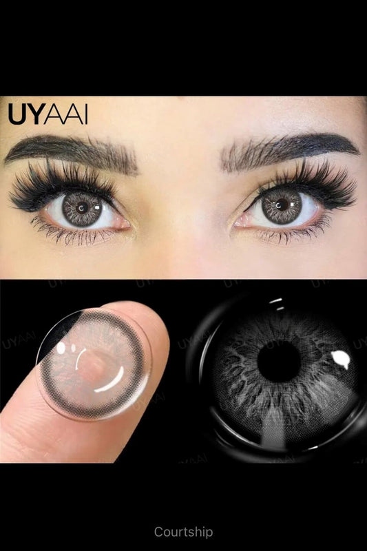 Uyaai Kontaktlinsen blaue Augenkontakt linsen für Frauen lila Linsen naturfarbene Pupillen für Augen grüne Linsen Augenfarbe