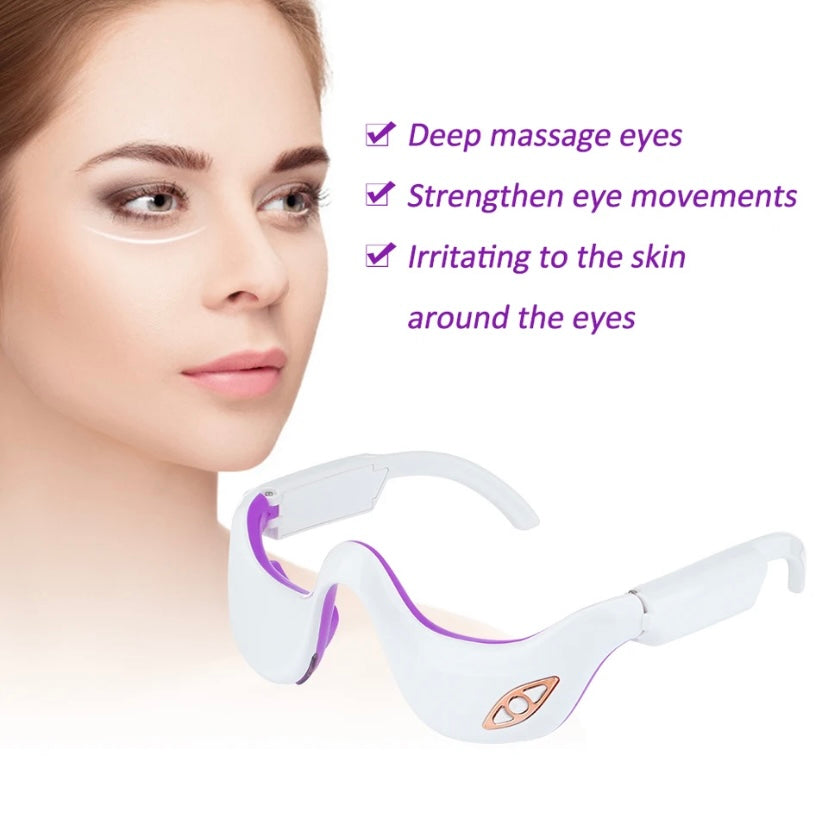 DOPWii Facial Massager Intelligent Eye Massager, Microcurrent Eye Protection Device, Hot Compress, 3 Intensity Levels, Compact and Lightweight