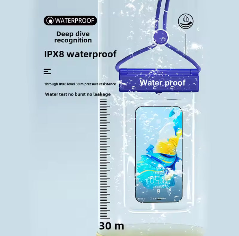 Wasserdichte Handyhülle IPX8 von PLUSSIDA – HD-Klarheit & Hohe Touch-Empfindlichkeit