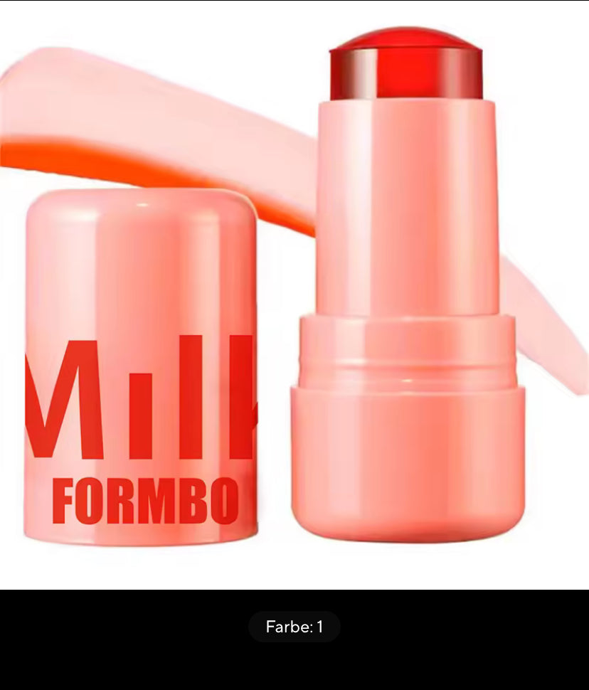 3-in-1 Milk Jelly Tint – Feuchtigkeitsspendendes Rouge für Wangen, Lippen & Kontur | Langhaftend & Matt