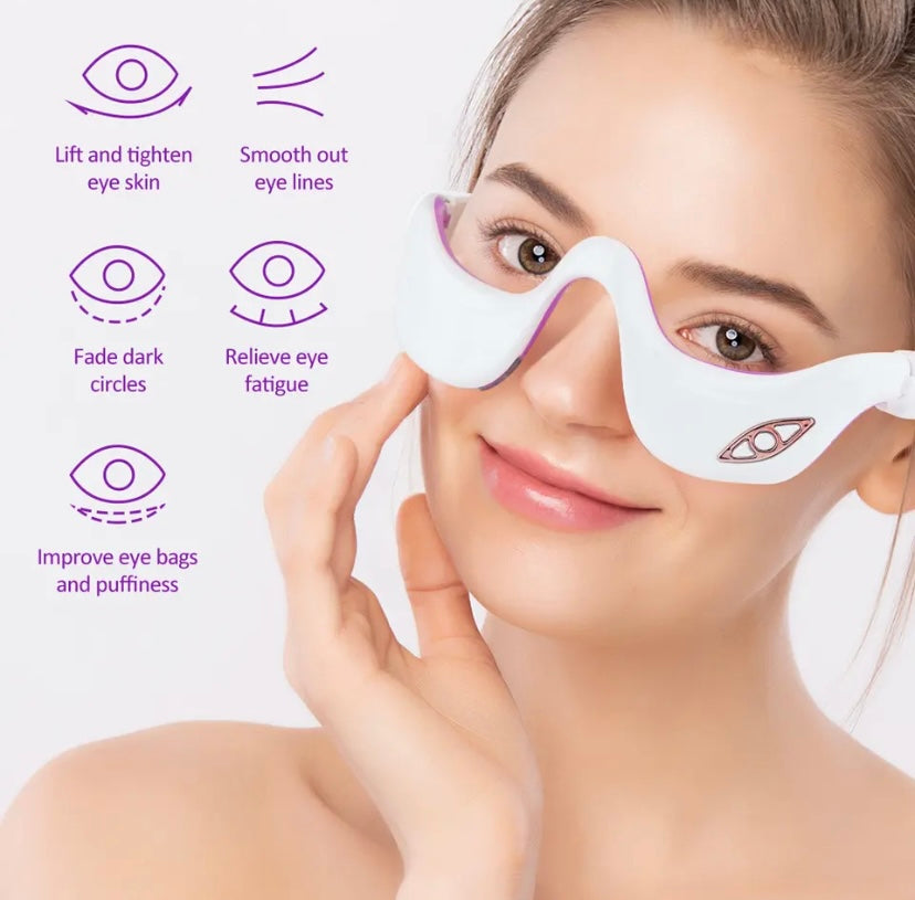 DOPWii Facial Massager Intelligent Eye Massager, Microcurrent Eye Protection Device, Hot Compress, 3 Intensity Levels, Compact and Lightweight