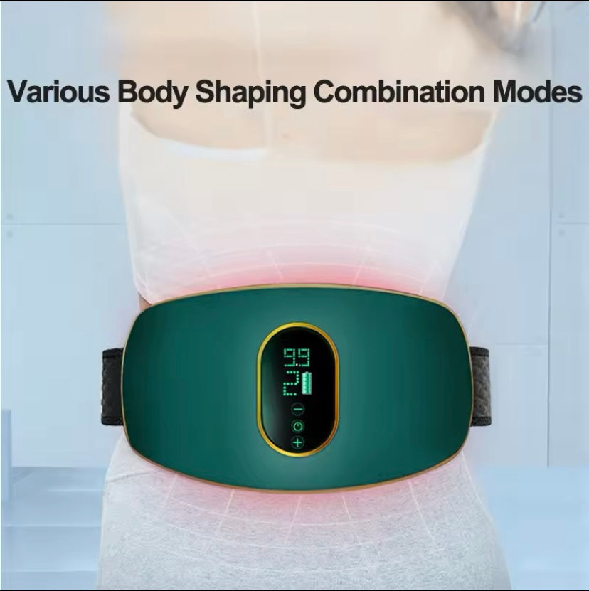 Rechargeable Waist Belt Body Slimming Machine Waist Fitness Massage Device Weight Loss and Body Shaping Instrument Constipation Relief