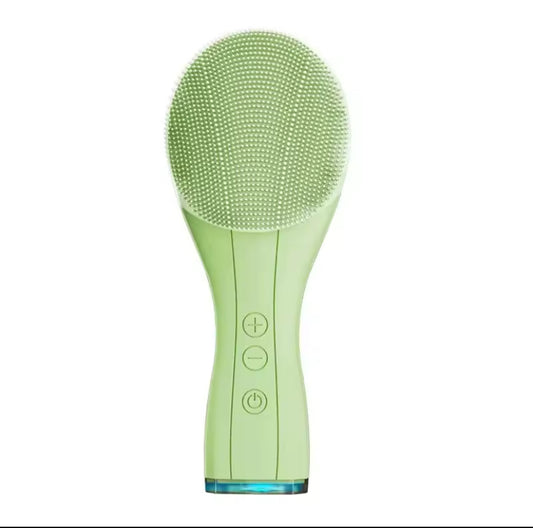 Electric Facial Cleansing Brush Deep Pore Cleaning Sonic Vibration Waterproof Acne Blackhead Remover Pore Cleaner Silicone